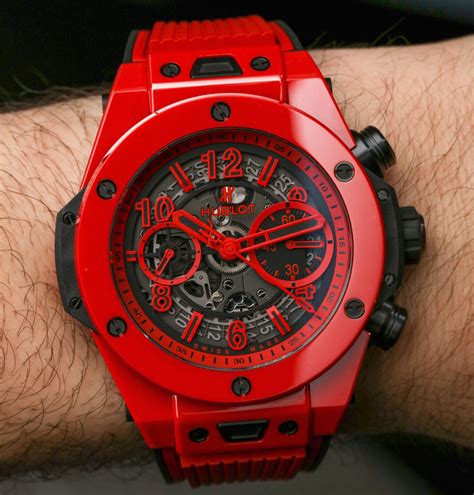 Hublot unico red magic watch